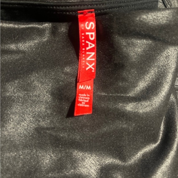 Spanx Faux Leather Moto Leggings - Picture 3 of 3
